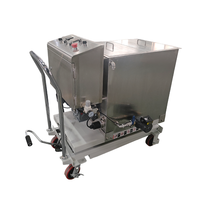 Chocolade mobiele spuitmachine