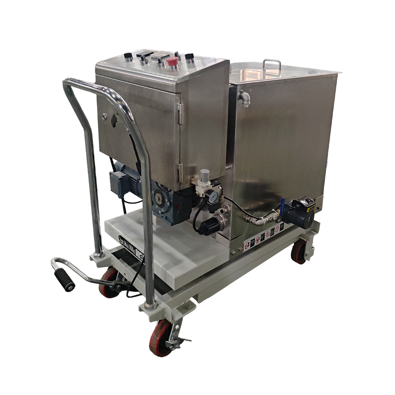 Chocolade mobiele spuitmachine