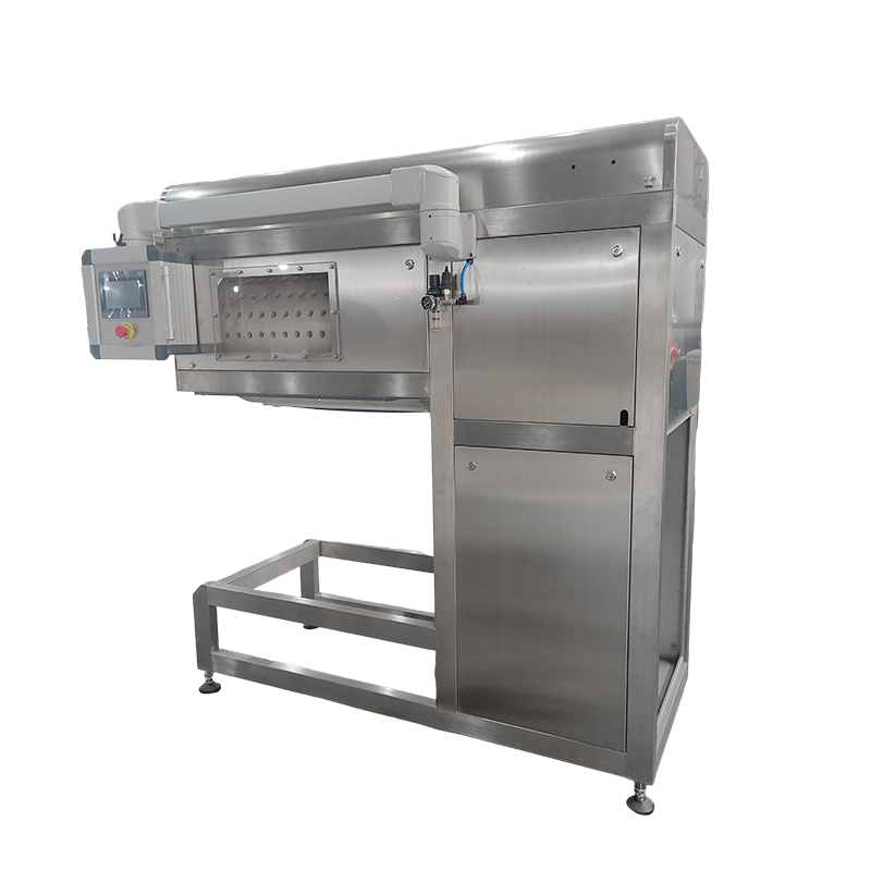 Machine voor het vormen van chocoladenootballen